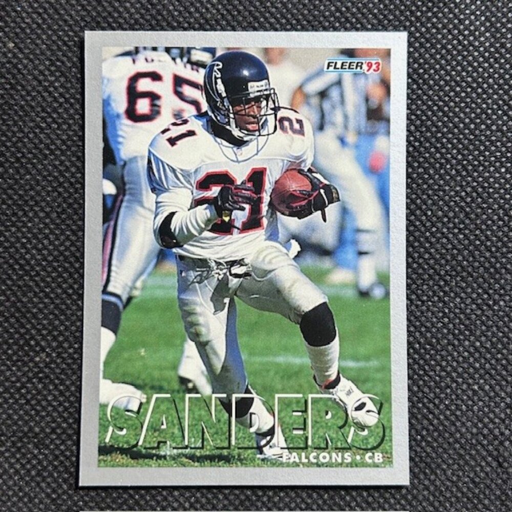 Deion Sanders - 1993 Fleer #385 - Atlanta Falcons